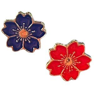 Daisies Flower Lapel Pin Floral Blooming Brooch Hard Enamel Badge Pin Jewelry